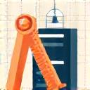 Design and planning icon: architectural drawing tools